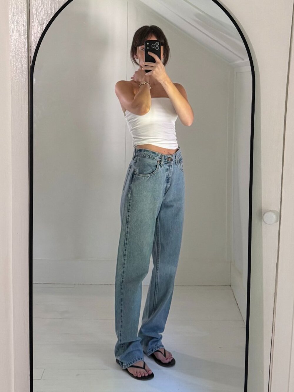 Levi's 560 Vintage '96 Loose Fit Straight Leg Jeans Size 7 Long